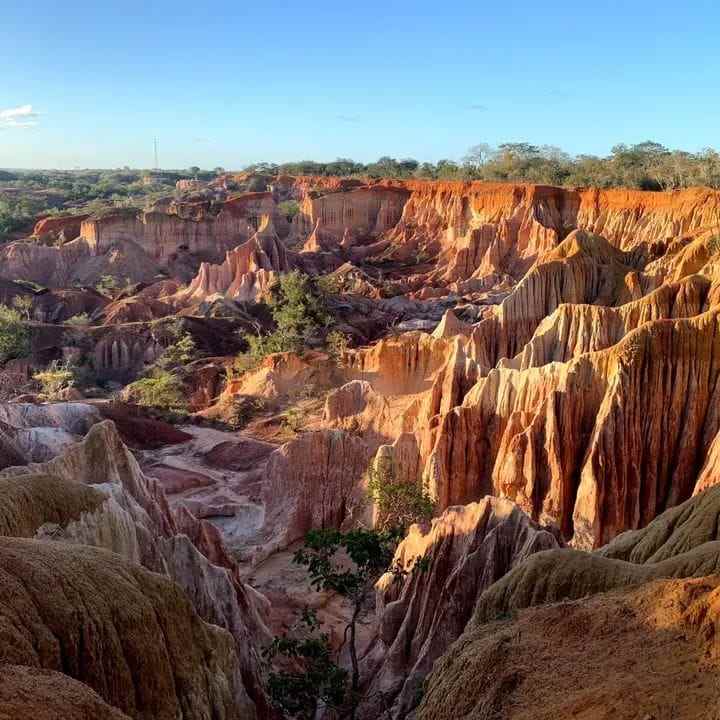 Sandstone canyon of Hell's Kitchen, Marafa, Kilifi County