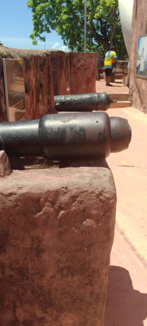 Old cannons at Fort Jesus, Mombasa