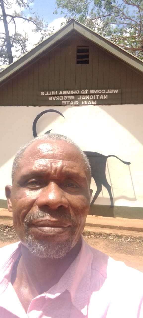 Guide selfie at the Shimba Hills gate