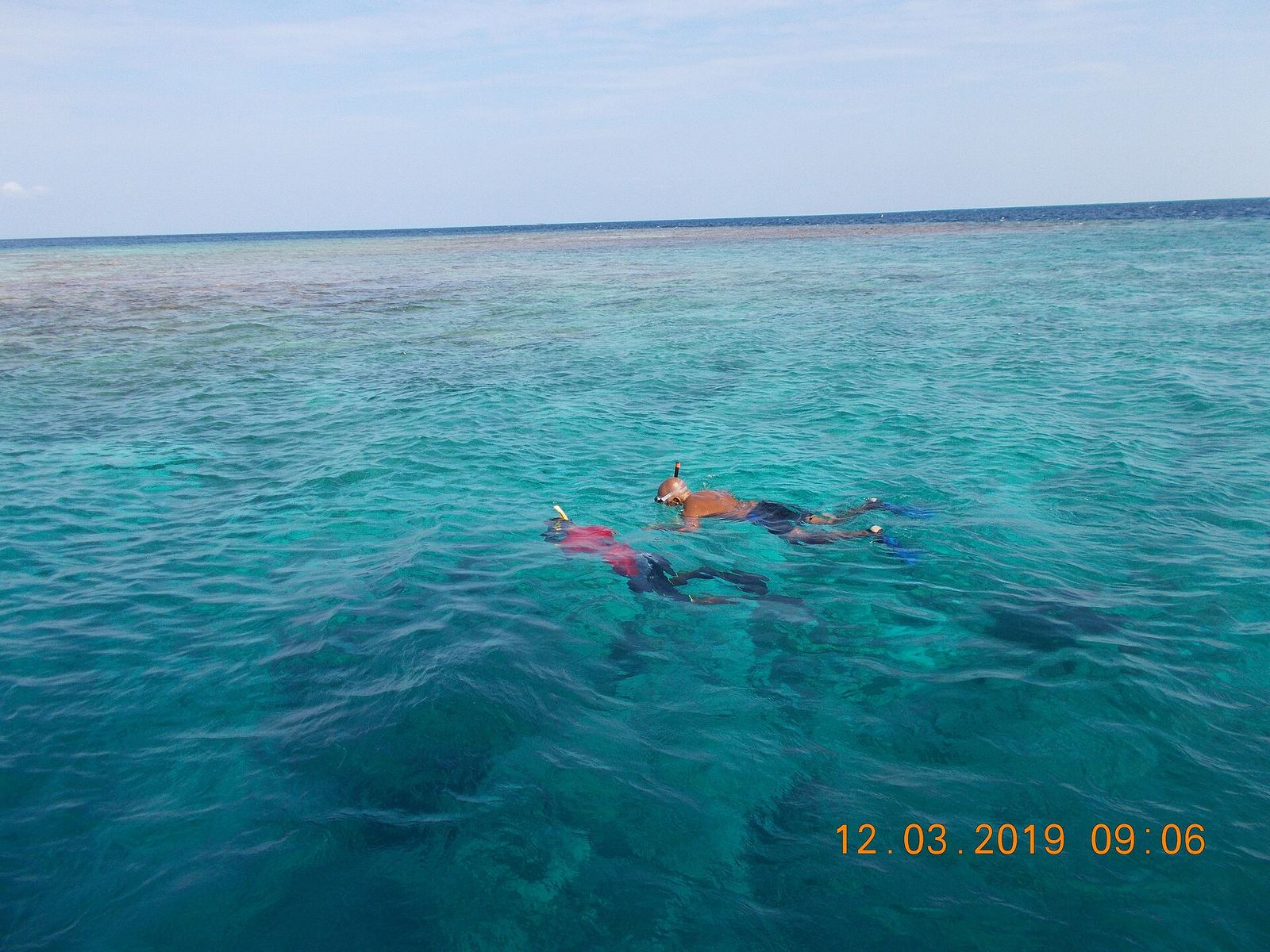 Glass-bottom boat over coral gardens in Watamu Marine Park