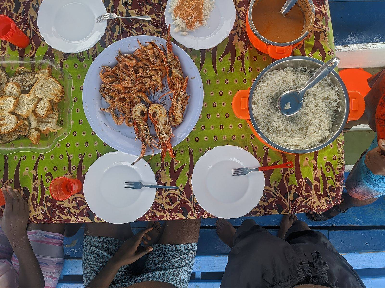 Swahili seafood feast